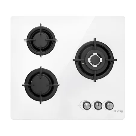 ISEASY MGBG-603 gas hob, 3 burners (white)